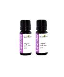 Premium Organic Lavender Essential Oil - 100% Pure Undiluted | Pack of 2 (10ML) | Therapeutic Grade | Aromatherapy | Imported from France - Buy Online on GoSupps.com