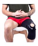 Perforated Undersleeve for Functional Braces | Knee Sleeve for Sensitive Skin | Latex-Free Open Patella Compression Sleeve | 100% Made in the USA (X-LARGE: 16-18 - Buy Online on GoSupps.com