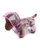 Buy Petcute Waterproof Dog Raincoat with Hood - Transparent Breathable XL Pink Coat for Medium & Large Dogs | Ideal Pet Gear - Buy Online on GoSupps.com