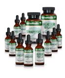 NutraMedix Cowden Support Program Month 1 - Detox Tincture Protocol - Herbal Detox & Immune Support - 12 Piece Set - Buy Online on GoSupps.com