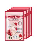 Moisturising Hand Mask for Dry Hands Hand Nourishing Gloves - Whitening Hand Masks Hand Care Spa Treatment Intensive Repair for Extremely Dry Cracked Hands - 5 Packs Rose - Buy Online on GoSupps.com