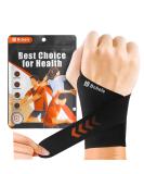 Ultra-Thin Ulnar Wrist Brace for TFCC Tear - Relief for Carpal Tunnel Tendonitis & Repetitive Use Injuries | Fits Both Wrists - Buy Online on GoSupps.com