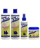 Herbal Gro 4pc Shampoo Kit - Shampoo, Conditioner, Spray Therapy & Creme Therapy 12oz - Strengthen and Nourish Your Hair - Buy Online on GoSupps.com