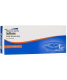 Bausch + Lomb Soflens Daily Toric Contact Lenses - 30 Pack | BC 8.6 mm Dia 14.2 mm -5.0 Dioptria Cyl -0.75 Axis 160 - Soft Daily Wear - Buy Online on GoSupps.com