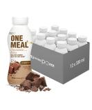 NUPO Meal Replacement Drink for Weight Loss - Chocolate Flavor (12 Pack) - Perfect Diet Shake & Liquid Food - Buy Online on GoSupps.com