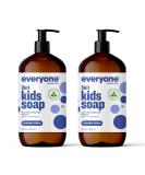 Everyone 3-in-1 Kids Soap - Lavender Coconut Body Wash, Bubble Bath & Shampoo (32oz, Pack of 2) - Organic & Essential Oils - Buy Online on GoSupps.com