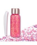 Body Glitter Gel Sequins Glitter Chunky Liquid Eyeshadow Glitter Cosmetic Glitter Face and Body Gel Sparkling Festival Party Lotion Glitter for Face Body Eye Hair Makeup DIY Art (Pink) Chunky Glitter 104 Pink - Buy Online on GoSupps.com