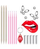 Tondiamo 25 Pieces Tooth Gem Kit Tooth Jewelry Kit Fashionable Removable Tooth Ornaments Artificial Crystal Tooth Ornaments for Reflective Teeth Ornament (Rice & Round Style  Clear) Rice and Round Style Clear - Buy Online on GoSupps.com