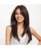 HAIRCUBE Long Brown Lace Wig - Middle Part Natural Style for Daily Wear - Buy Online on GoSupps.com