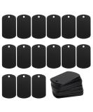 StayMax Anodized Aluminum Engraving Blank Tags - 50 Pack (Black) - Buy Online on GoSupps.com