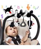 Funsland Stroller Toys | Musical Baby Bed Spiral Plush | Activity Toys for Infants 0-6 Months - Schwarzfuchs - Buy Online on GoSupps.com
