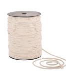 4mm x 240yd Natural Cotton Macrame Cord | Twisted Cotton Rope for Plant Hanger & Wall Hanging | DIY Craft Making | Creamy Color - Buy Online on GoSupps.com