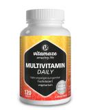 High Dose Multivitamin Capsules - 13 Essential Vitamins 120 Vegetarian Capsules Iodine-Free Natural Nutritional Supplement Made in Germany - Buy Online on GoSupps.com