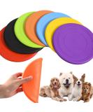 XUBX 7 Pieces Dog Flying Disc Pet frisbee Flying Disc Dog Toy Frisbees for Dogs Natural Rubber Floating Flying Saucer Bite resistant Frisbee Training tossing toys pet toy Training Toys - Buy Online on GoSupps.com