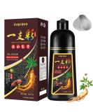 Fvquhvo 3 in 1 Hair Dye Shampoo - Silver Gray Instant Color for Men & Women | Long Lasting Natural Ingredients Ammonia & Paraben Free - 16.9 Fl Oz - Buy Online on GoSupps.com