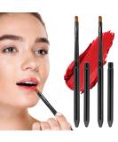 2 PCS Retractable Lip Brush Set | Portable Lipstick Applicator for Travel | Mini Reusable Makeup Brush for Women & Girls - Buy Online on GoSupps.com