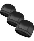 3PCS Silky Wave Caps for Men - Good Compression Caps for Wavers - Blakc - Buy Online on GoSupps.com