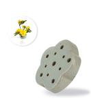 Eco-Friendly Lotus Shaped Clay Floral Holder for Happy and Wealthy Floral Arrangements - White, 2.76 inches - Buy Online on GoSupps.com