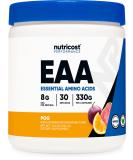Nutricost EAA Powder 30 Servings - Passion Fruit Orange and Guava - Essential Amino Acids - Non-GMO, Gluten Free & Vegetarian Friendly - Buy Online on GoSupps.com