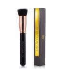 Oscar Charles 104 Luxe Professional Flat Top Foundation Buff Makeup Brush Rose Gold - Buy Online on GoSupps.com