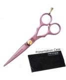 Sanguine Pink Hair Scissors Hairdressing Scissors for All Types of Hair - Presentation Case - Suitable for Professional and Personal use - Buy Online on GoSupps.com