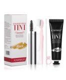 Professional 2-in-1 Eyelash & Eyebrow Color Kit - Long-Lasting DIY Hair Coloring for Salon & Home Use (Black 25ml - Buy Online on GoSupps.com