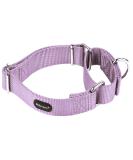 Mikivery Violet Martingale Dog Collar | Adjustable Safety Choke Training Collar for Medium & Large Dogs M 35.5cm-53cm - Buy Online on GoSupps.com