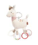 Fehn Activity Toy Lama - Motoric Baby Toy with Fastening Ring | Gripping Elements for Infants & Toddlers | Cuddly Animal Toy for 0+ Months - Buy Online on GoSupps.com
