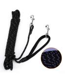 Pettom Reflecting Dog Leash - 15m Long Training Rope for Small & Medium Dogs | 2 Carabin Hooks & Hand Loop | Durable High Visibility Perfect for International Shipping - Buy Online on GoSupps.com