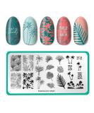 Maniology Shake Your Palm Fronds Nail Stamping Plate - Tropical Beach Vibes Nail Art for Stunning Summer Manicures - Buy Online on GoSupps.com