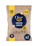 Buy 100% Gouda Cheese Popped Snack - Crispy & Creamy Rich in Protein | 2x500g Pack | International Shipping - Buy Online on GoSupps.com