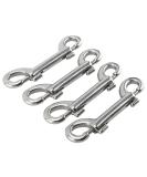 Yaegoo 4 Pack 316 Stainless Steel Double Ended Bolt Snap Hook 3-1/2 Inch Marine Grade Double End Snaps Trigger Chain Clips Scuba Diving Clips - Buy Online on GoSupps.com