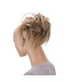 CAISHA Jumbo Haardary Hairgum DOTT - Perfect for Floral Updos & Bridal Hairstyles | Wavy Brown-Blond Mix | Ideal Size 17cm - Buy Online on GoSupps.com