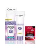 L'Oreal Paris Collagen Moisture Filler Face Cream with SPF 30 | Anti-Aging Moisturizer & Daily Sunscreen | Includes Free Face Serum Sample - Buy Online on GoSupps.com