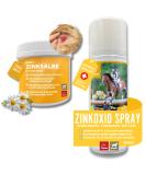 Zinc Ointment & Spray for Dogs & Horses | Wound Healing Protection | 2x250ml Zinc Oxide Solution - Buy Online on GoSupps.com