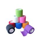 Cohesive Bandage Wrap 2x5 Yards 8 Pack - Self Adherent Vet Tape - Elastic Sports Wrap - Mixed Colors - Buy Online on GoSupps.com