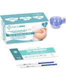 SALO MED 10 HCG Pregnancy Rapid Test - Ultrasensitive 10 mIU - 10 Urine Cups Included - 10 Test Strips - International Shipping Available - Buy Online on GoSupps.com