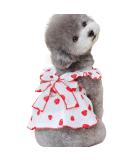 Shenrongtong Small Dog Dresses for Girls | Adorable Strawberry Print Puppy Clothing | Pet Rock Litter Dresses XS - Buy Online on GoSupps.com
