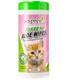 Espree Natural Aloe Vera Wipes for Kittens 50 Wipes Cleaning Wipes - Buy Online on GoSupps.com