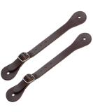 Saintrygo Leather Spur Straps - Adjustable Boot Straps for Western Men and Women - Single Ply, 9.8 Inches - Buy Online on GoSupps.com