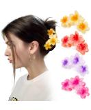 Shop Pieces Hawaii Large Flower Hair Clips - Non-Slip Headpieces for Girls & Women | 4pcs Set for Beach Party & Vacation - Buy Online on GoSupps.com