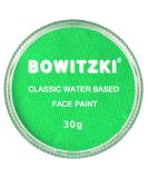 Bowitzki 30g Professional Face Paint Body Paint Water Based Face painting Makeup Safe for Kids and Adults Split Cake Single Color Halloween Christmas (Light Green) - Buy Online on GoSupps.com