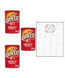 Gravy Granules Bundle which Contains Bisto Gravy Granules 190g - Pack of 3 with Grocery List Card - Buy Online on GoSupps.com