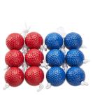 ApudArmis Ladder Bolas Balls 6 Pack - Real Golf Tossing Ball Replacement for Ladder Toss Game - Outdoor Fun for Kids and Adults - 3 Red + 3 Blue - Buy Online on GoSupps.com