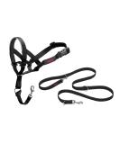 HALTI Headcollar Size 3 & HALTI Training Lead Size Large Black - Bestselling Dog Head Harness and Dog Lead to Stop Puling on the Lead. Lightweight Adjustable and Easy to Use. Ideal for Medium Dogs. - Buy Online on GoSupps.com