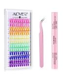 120 Colored Cluster Lash Extension Kit - DIY Home Application with Bond Seal & Applicator Tool - Buy Online on GoSupps.com