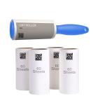 ZYBUX - Lint Roller | Lint Remover Pet Hair Remover & 4 Sticky replacement Heads Removes Animal Hairs Dust and Fluff From Garments Furniture and Car Seats - Buy Online on GoSupps.com