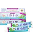Auromere Ayurvedic Herbal Toothpaste Mint Free - Vegan & Non-GMO (4.16 oz) - 2 Pack - Buy Online on GoSupps.com
