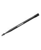 TWEEZERMAN Eyebrow Brush Flat 2-in-1 | Perfect Brow Shaping Tool - Black | International Shipping Available - Buy Online on GoSupps.com