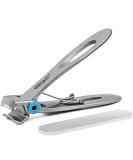Robust Toenail Clippers for Thick Nails - Silver Nail Clippings Over 15mm Cheek Opening Ideal for Seniors & Men - Buy Online on GoSupps.com
